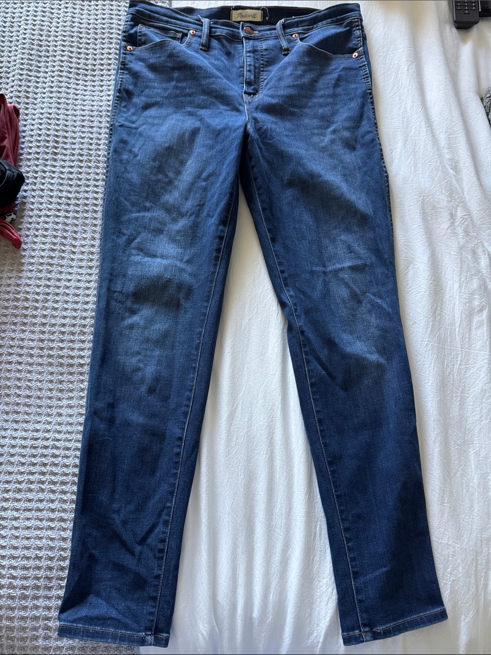 Madewell Dark Blue Skinny Jeans